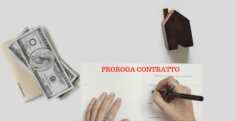 PROROGA DEL CONTRATTO DI LOCAZIONE
