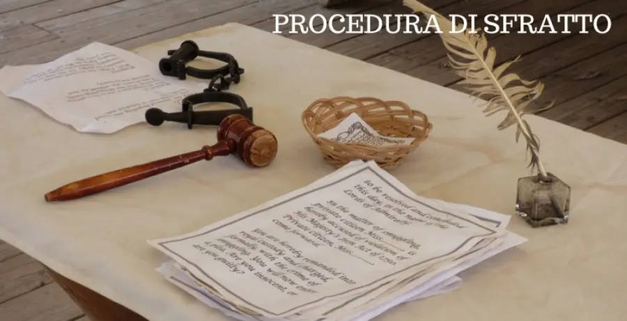 SFRATTO: ITER DA SEGUIRE