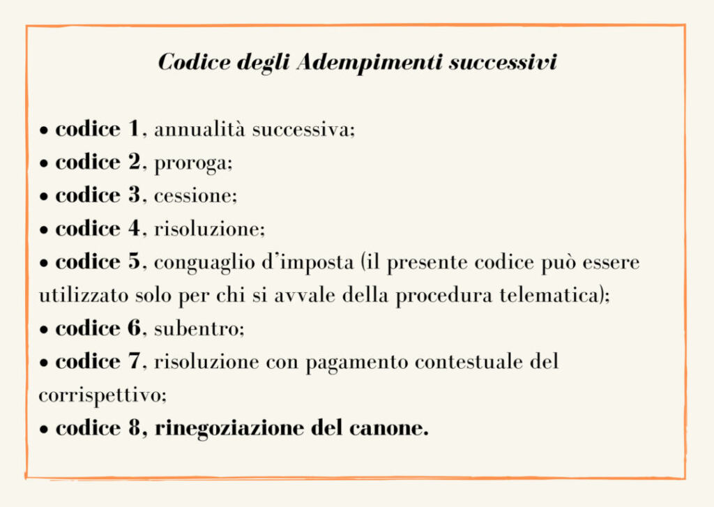 adempimenti successivi